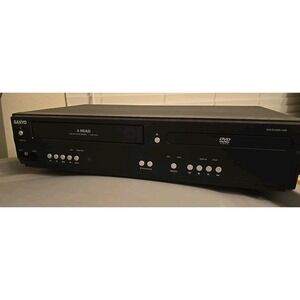 Sanyo FWDV225F VCR/DVD Combo Player Video Cassette Recorder No Remote TESTED